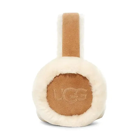 SHEEPSKIN EARMUFF WITH EMBROIDERY