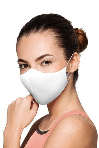 BLOCH B-SAFE ADULT FACE MASK WHITE