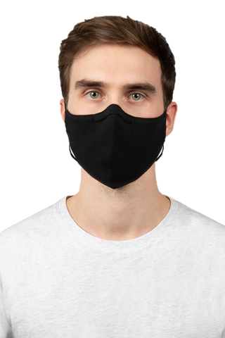 BLOCH B-SAFE ADULT LANYARD FACE MASK BLACK