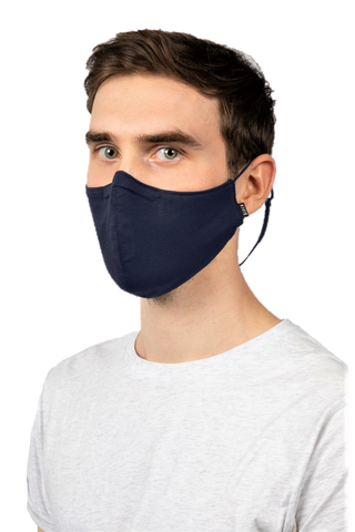 BLOCH B-SAFE ADULT LANYARD FACE MASK NAVY