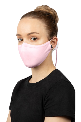 BLOCH B-SAFE ADULT LANYARD FACE MASK LIGHTPINK