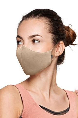BLOCH B-Safe Adult Face Mask 3PACK SAND