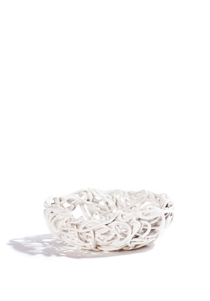 SMALL PORCELAIN CORD BOWL